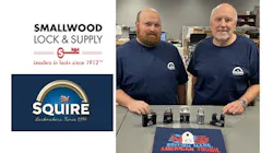 John Smallwood (left), director of sales, and Michael Smallwood, president of Smallwood Lock and Supply