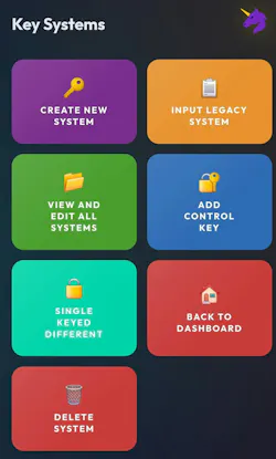 Photo 6. Master Key Manager allows Locksmiths to create new systems while also bringing existing and legacy systems into the same digital environment.