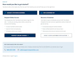 New account applications